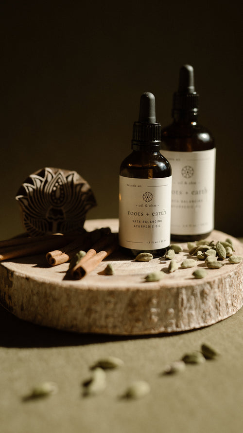 Ayurvedic Body Oils for balancing vata in the body